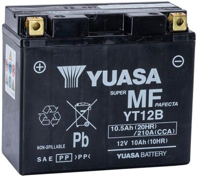 YUASA batterij "yt12b-bs". battery yt12b agm