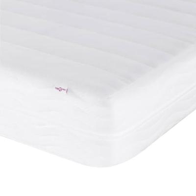 Bed met matras fluweel roze 120x200 cm
