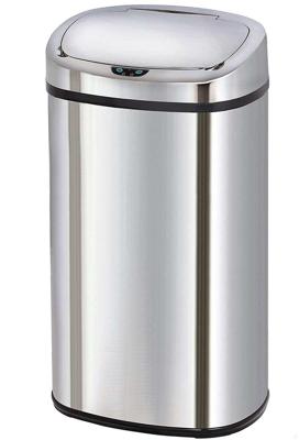 Kitchenmove prullenbak 68 liter met Sensor. Hoogglans Chroom - Automatische klep open.