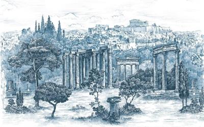 Komar Le Jardin Fotobehang Ruins - LJX8-056
