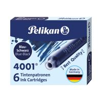 Pelikan inktpatronen 4001 blauw-zwart - thumbnail
