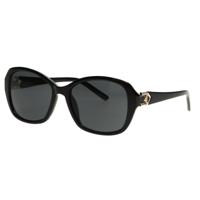 Spectrum zonnebril zwart smoke glas dames - thumbnail