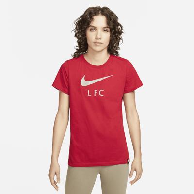 Dames-T-Shirt met Korte Mouwen Nike Liverpool FC Rood Maat S