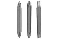 Bosch Accessoires 3-delige dubbelbitset (HEX, PZ) | 60 mm | 3-delig - 2609255958 - thumbnail