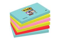 Post-it Super Sticky notes Cosmic, 90 vel, ft 76 x 127 mm, pak van 6 blokken - thumbnail