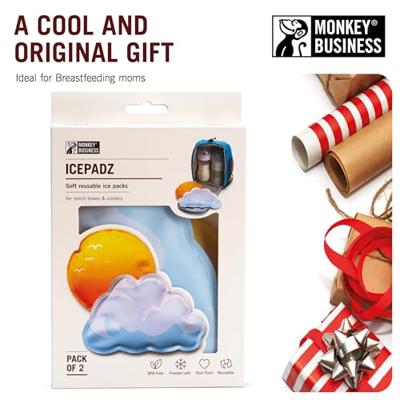 Monkey Business Koelelementen set van 2 - Sun Monkey Business Koelelementen set van 2 - Sun