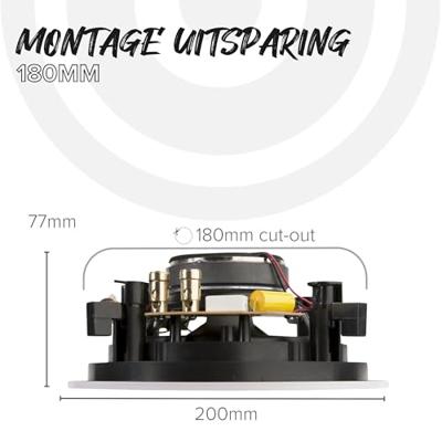 Artsound: HPRO525 Actieve Inbouw Speakers 2 stuks - Wit Artsound: HPRO525 Actieve Inbouw Speakers 2 stuks - Wit