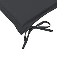 Tuinbankkussen 150x50x3 cm antraciet - thumbnail