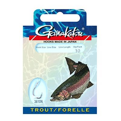 Gamakatsu Hook Bkd-3610N Trout 75 Cm 10-018 mm