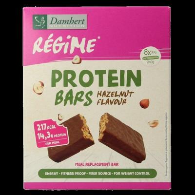 Damhert Afslank proteinereep chocolade hazelnoot 240 Gram
