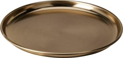 Onderbord 28 cm goud
