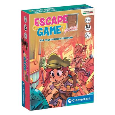 Clementoni pocket escape spel - het mysterieuze museum