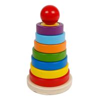 Houten Stapelpiramide FSC, 16dlg. - thumbnail