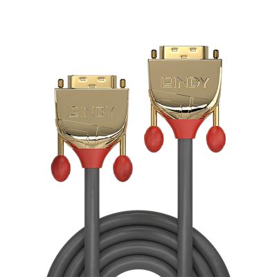Lindy 36206 10m DVI-D DVI-D Goud DVI kabel Lindy 36206 10m DVI-D DVI-D Goud DVI kabel