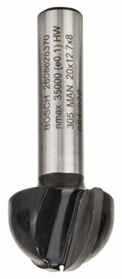 Bosch Accessoires Halfrondprofielfrezen 8 mm, R1 10 mm, D 20 mm, L 12,7 mm, G 46 mm 1st - 2608628370