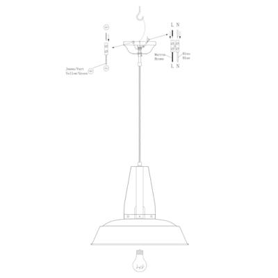 Steinhauer Landelijke hanglampLuna 42 - 7704ZW