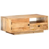 vidaXL Salontafel 90x50x35 cm massief mangohout - thumbnail
