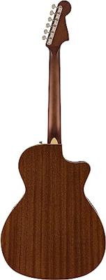 Fender Newporter Player Natural LH WN Gold Pickguard linkshandige elektrisch-akoestische westerngitaar