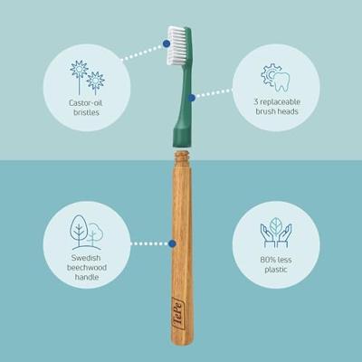 TePe Tandenborstel choice soft groen 3 Stuks