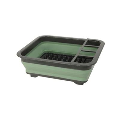 Afdruiprek Opvouwbaar 36.5x12x31 cm Groen/Grijs