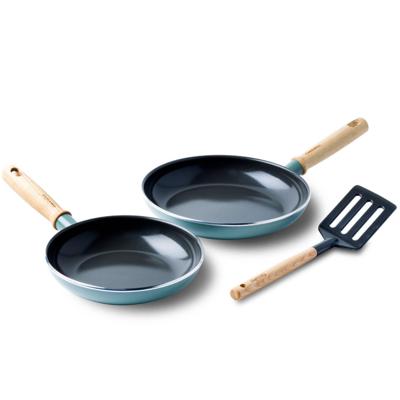 GreenPan mayflower koekenpannenset 3-delig - 20/24 cm - pfas-vrije antikleeflaag - pannenset inductie - keramische pan - niet ovenbestendig - koudgrepen - blauw GreenPan mayflower koekenpannenset 3-delig - 20/24 cm - pfas-vrije antikleeflaag - pannenset inductie - keramische pan - niet ovenbestendig - koudgrepen - blauw