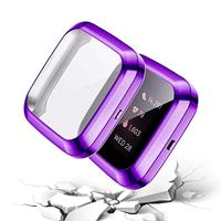 Fitbit Versa 2 Soft TPU case (volledig beschermd) - Paars - thumbnail