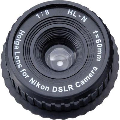 Holga 60mm f/8 manual focus lens for Nikon DSLR camera