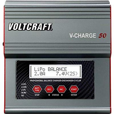 VOLTCRAFT V-Charge 50 Multifunctionele modelbouwlader 12 V, 230 V 7 A