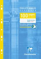 Clairefontaine ringbandinterieur Metric, ft A4, 9-gaatsperforatie, los, 100 bladzijden, seyès - thumbnail