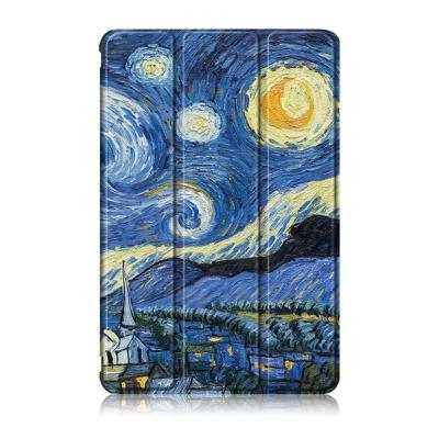 Shop4 - Samsung Galaxy Tab S7 Hoes - Smart Book Case Gogh Sterrennacht