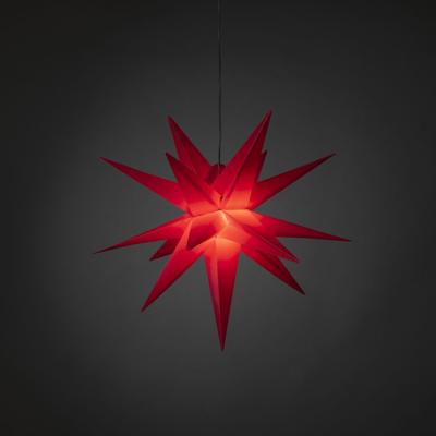 Konstsmide 5970-550 Kerstster Ster Warmwit LED Rood Energielabel: G (A - G)