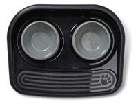Savic butler voerstation happy planet zwart - thumbnail