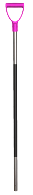 Mestvork steel alum. 115 cm roze handvat incl rubber grip Mestvork steel alum. 115 cm roze handvat incl rubber grip
