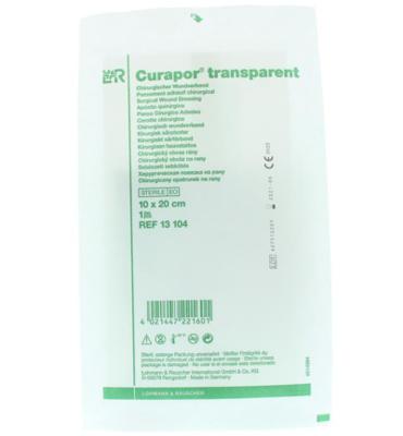 Curapor Wondverband transparant 10 x 20cm steriel 1 Stuks Curapor Wondverband transparant 10 x 20cm steriel 1 Stuks