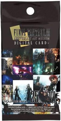 Final Fantasy VII TCG 25th Anniversary Art Museum Digital Card Booster Pack Final Fantasy VII TCG 25th Anniversary Art Museum Digital Card Booster Pack
