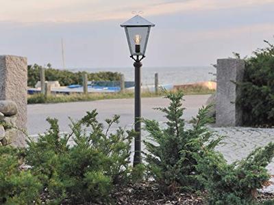 Tuinpaal Benu 1-lichts 128 cm hoog gegalvaniseerd E27 fitting 436-320