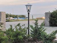 KonstSmide Landelijke tuinlampBenu 128cm zwart met zinkgrijs - 436-320 - thumbnail