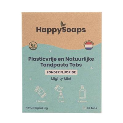 Happysoaps Zonder Fluoride Tandpasta Navulling Tabs Happysoaps Zonder Fluoride Tandpasta Navulling Tabs