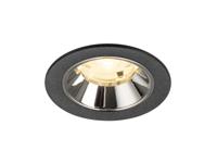 SLV InbouwspotNuminos S zwart/chroom 3000K - 20gr - 1009453 - thumbnail
