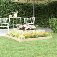 VidaXL Plantenbak 110x110x27 cm massief grenenhout - thumbnail