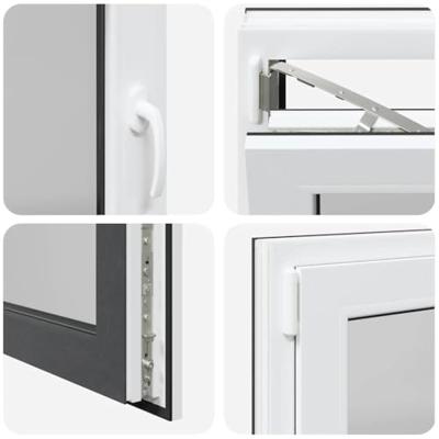 Kelderraam RISOR 120x60 cm draaikiep-draai DIN links antraciet Kelderraam RISOR 120x60 cm draaikiep-draai DIN links antraciet