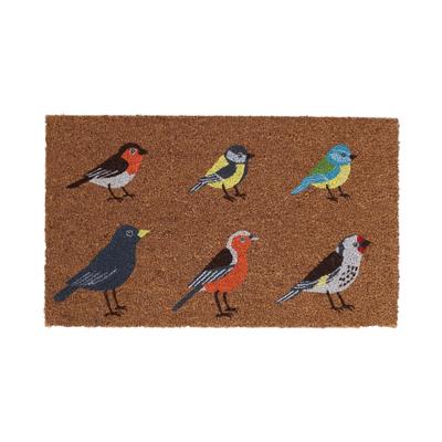 Esschert Design Deurmat kokos vogels L