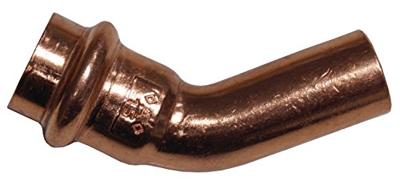 Cornat Perskoppeling Boog 45Gr 22Mm Mv - T650322B