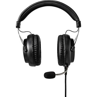 Renkforce RF-GH-300 Over Ear headset Gamen Kabel 7.1 Surround Zwart Microfoon uitschakelbaar (mute), Volumeregeling Renkforce RF-GH-300 Over Ear headset Gamen Kabel 7.1 Surround Zwart Microfoon uitschakelbaar (mute), Volumeregeling