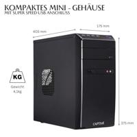 Captiva Desktop PC Power Starter I80-372 Intel® Core™ i5 i5-14400 32 GB RAM 1 TB SSD Intel Intel UHD Graphics 730 Win 11 Home 80372 - thumbnail