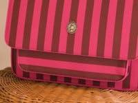 Pip Studio Fenna Schoudertas Medium Streep Roze - thumbnail