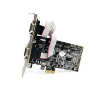 .com 4-poort Native PCI Express RS232 Seriële Kaart met 16550 UART - Seriële adapter - PCIe 1.1 - RS-232 - 4 poorten - thumbnail