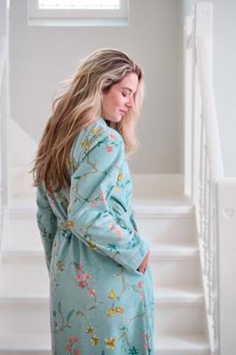 Pip Studio Pip Studio Les Fleurs Bathrobe Blue XL