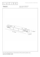 Lucide TRACK Startvoeding - 1-fase railsysteem / Railverlichting - Dubbel - Wit (Uitbreiding) - thumbnail
