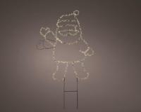 Micro led kerstman 77 cm warm wit - thumbnail